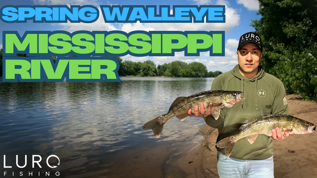 Fishing a Dubuque Rig for Walleyes in the Spring