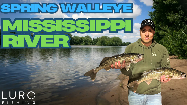 Fishing a Dubuque Rig for Walleyes in the Spring – Luro Fishing