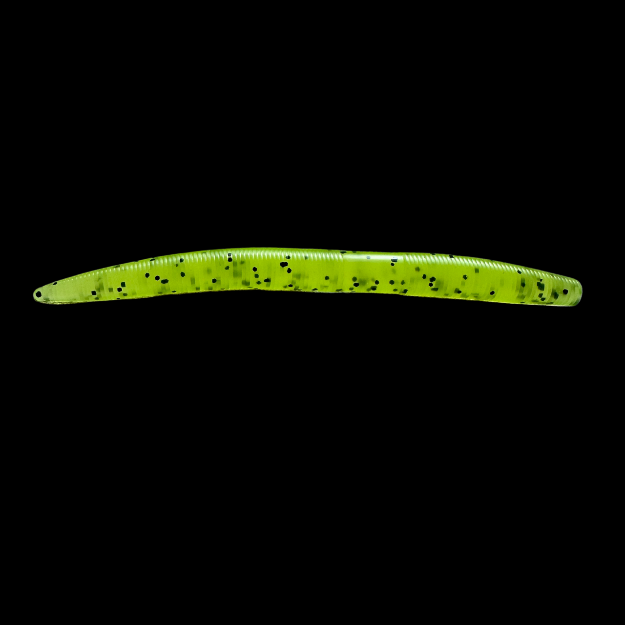 5-inch Senko Worm used for bass fishing, featuring a soft, elongated body designed to mimic natural prey and attract bass