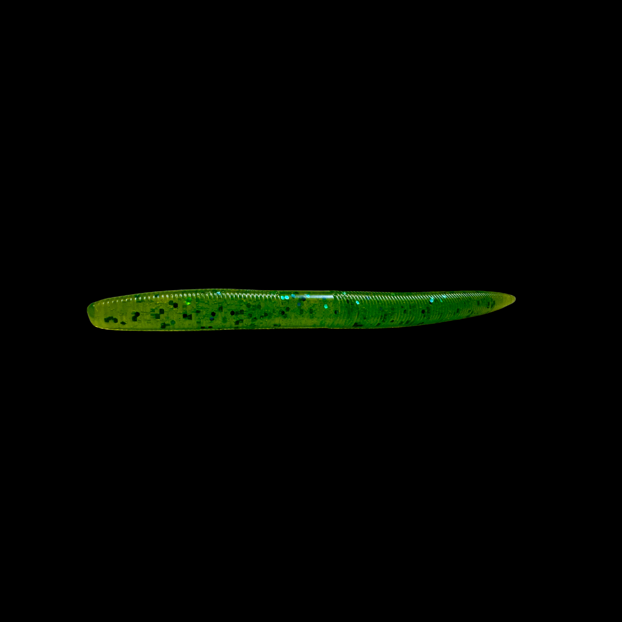 5-inch Senko Worm used for bass fishing, featuring a soft, elongated body designed to mimic natural prey and attract bass