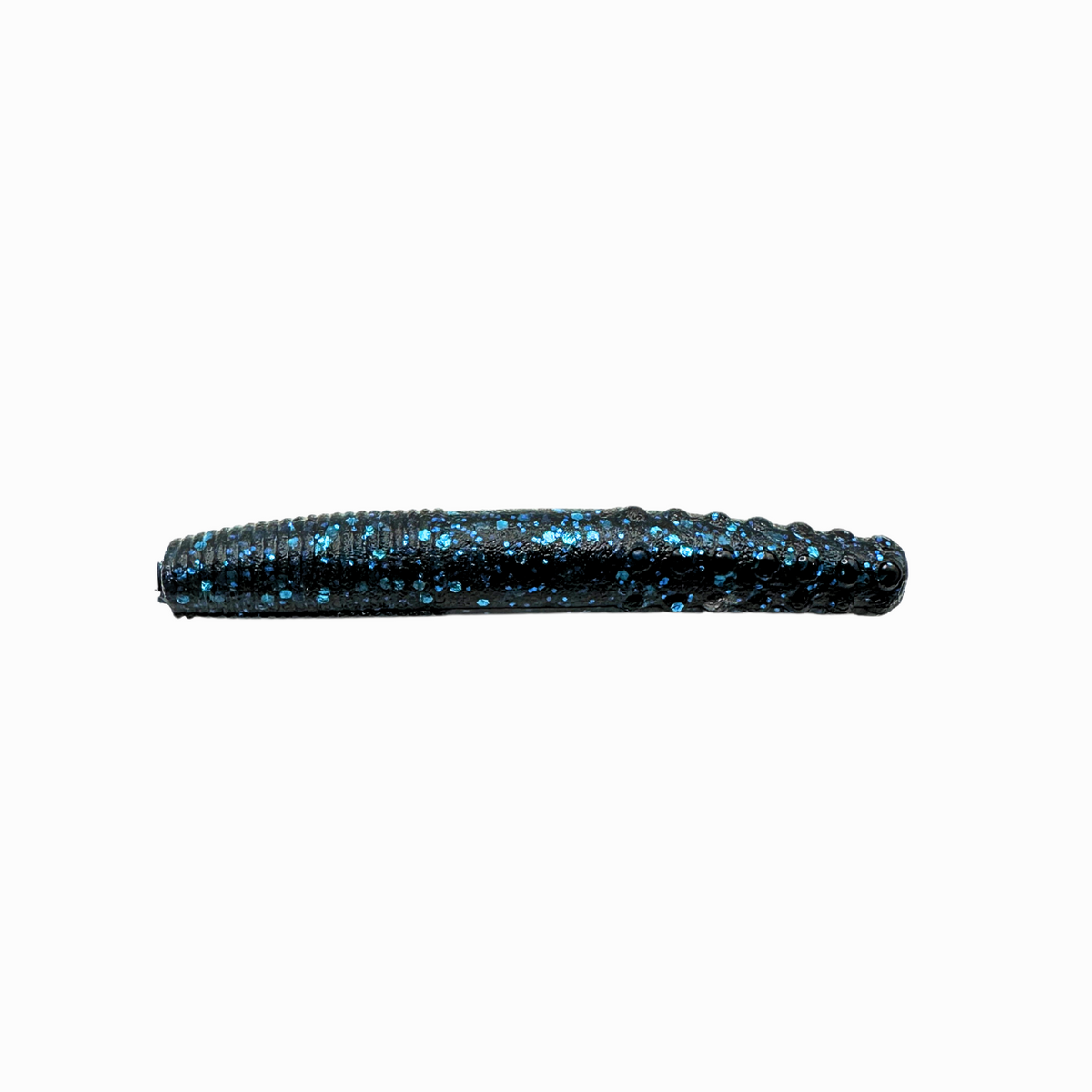 Esche Soft Worm 4 Pollici Engulf Baits Bungee Reflex - Colore Nero, Confezione 16 Pezzi