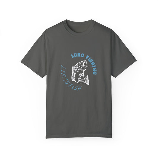 Luro Fishing Live To Fish T-Shirt Grey